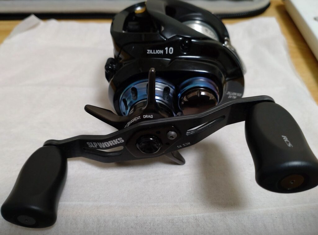 ベイトリール ハンドル交換２