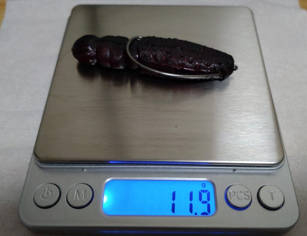 ノリーズ フリップドム 3インチの重さ