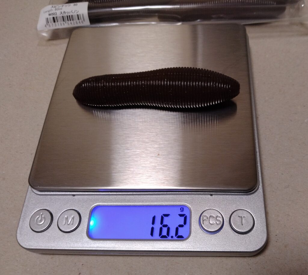 スピンナッツ80重さ