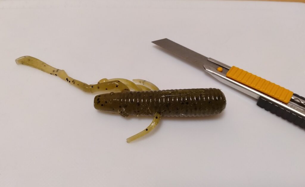 壊れたワームでサイコロラバーを自作