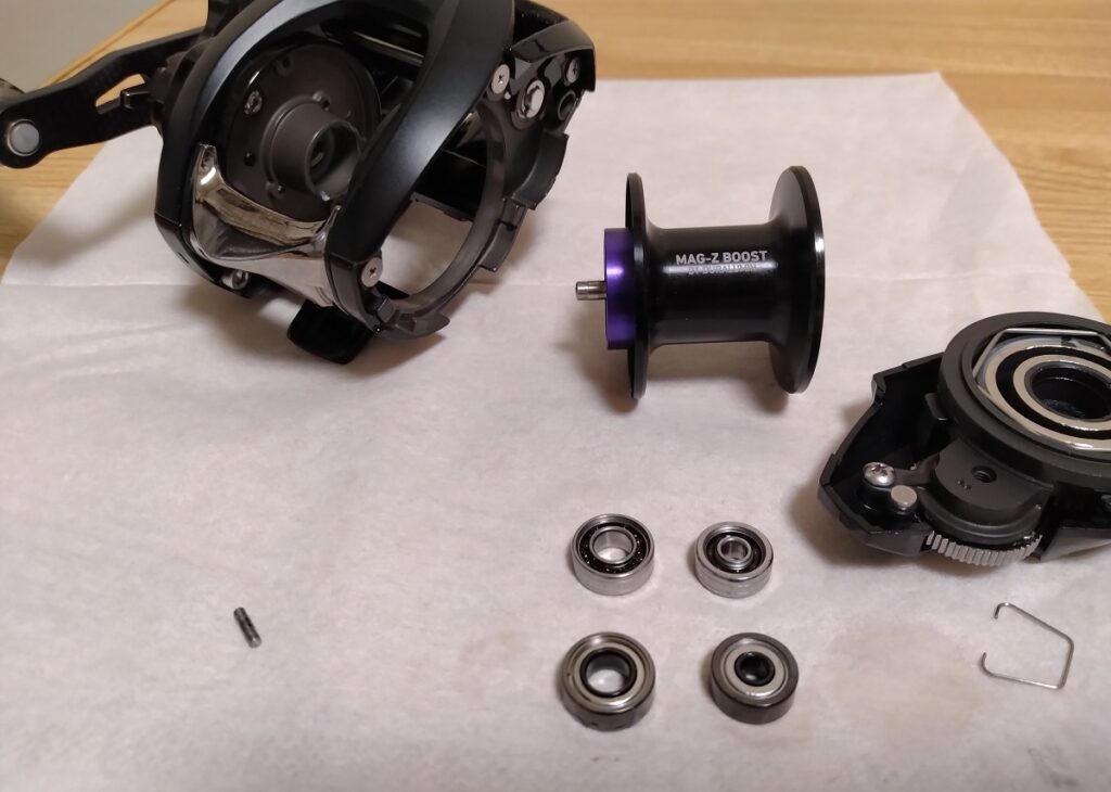 22ジリオン TW HD スプールベアリング交換