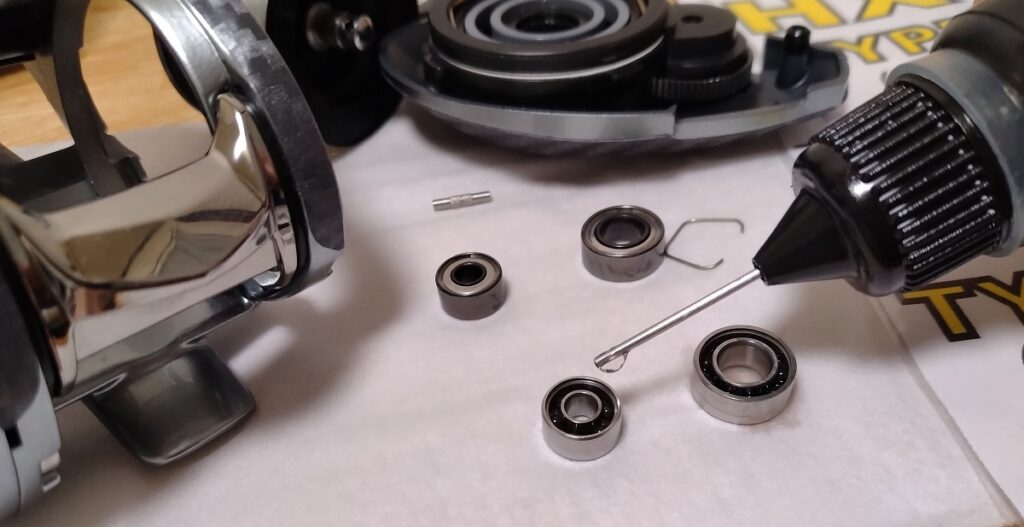 21アルファス SV TW のセラミックベアリングは、無いと思っていたのに、見つけて取り付けた