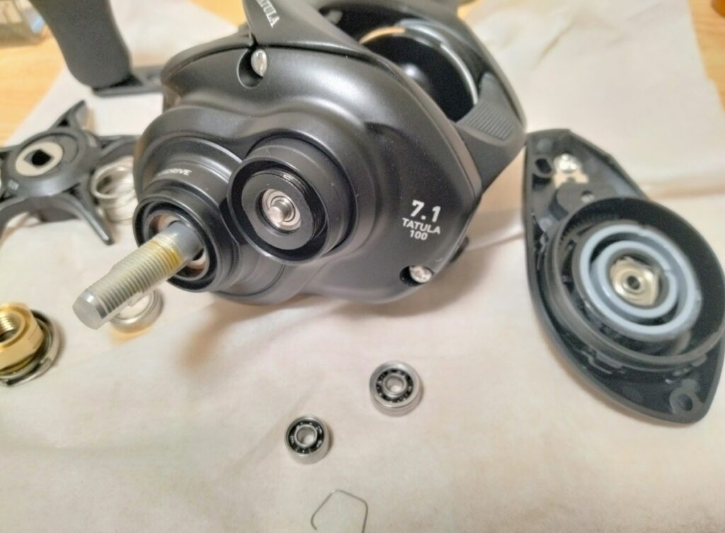 24タトゥーラ TW100セラミックボールベアリングに交換