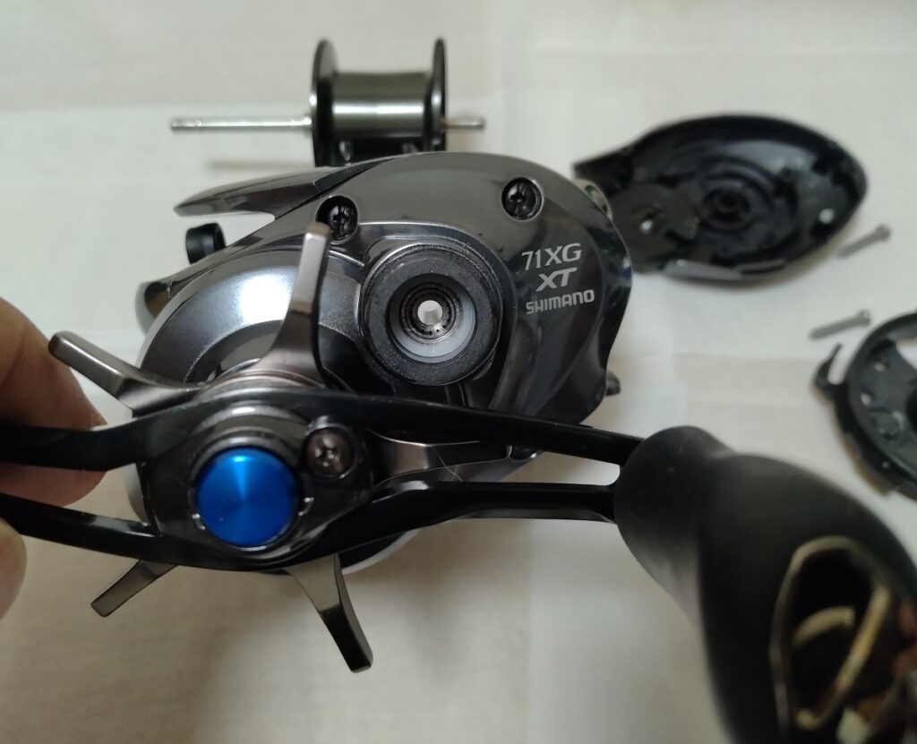 22 SLX DC XTスプールベアリング交換２