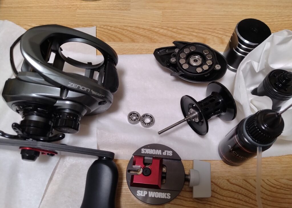 ABU レボ スプールベアリング交換